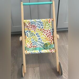 Colorful Wooden Toy Stroller Lovevery brand